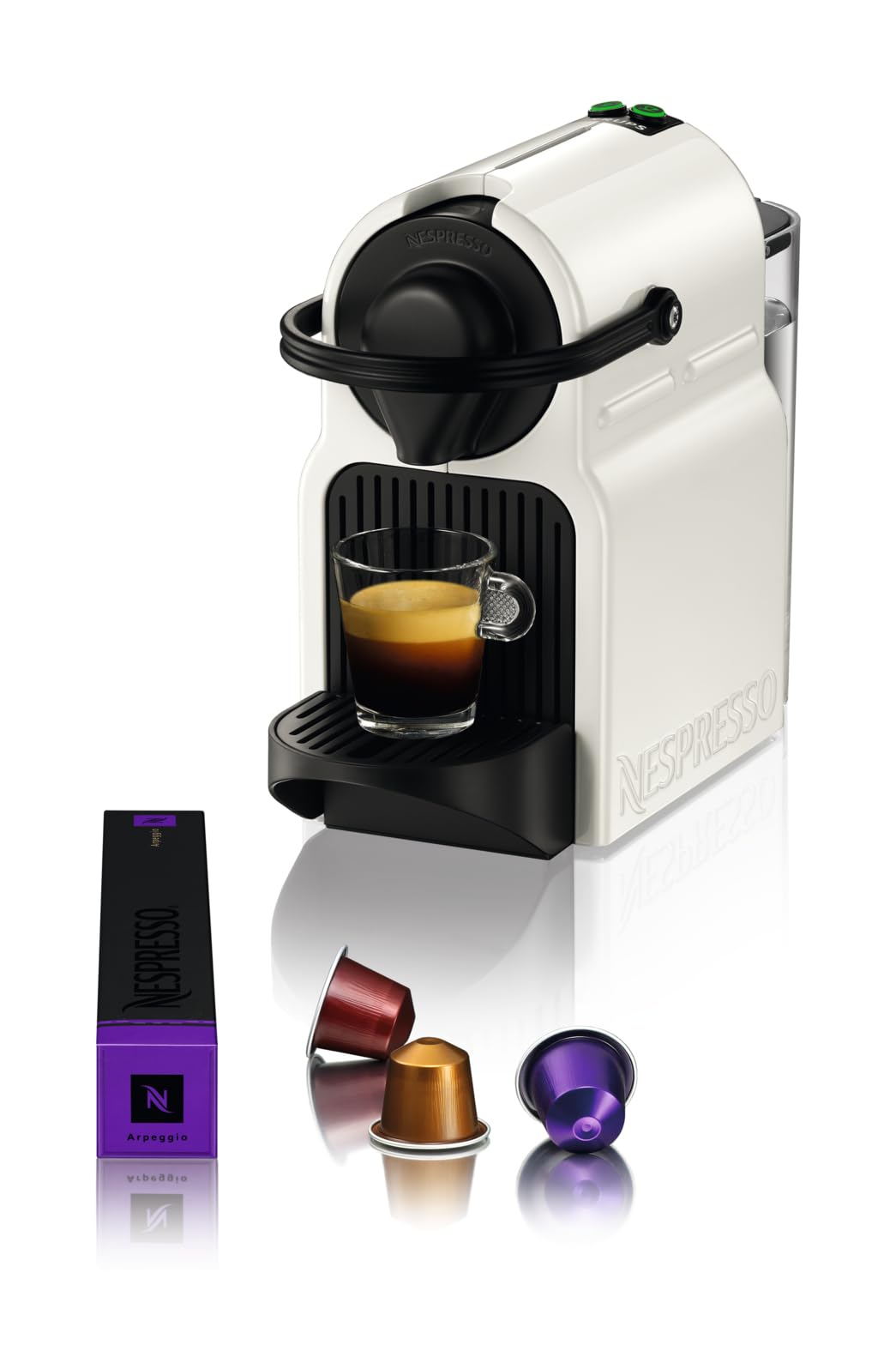 Monexa Inissia Blanche – Cafetière Espresso 19 Bars, Réservoir 0,7 L