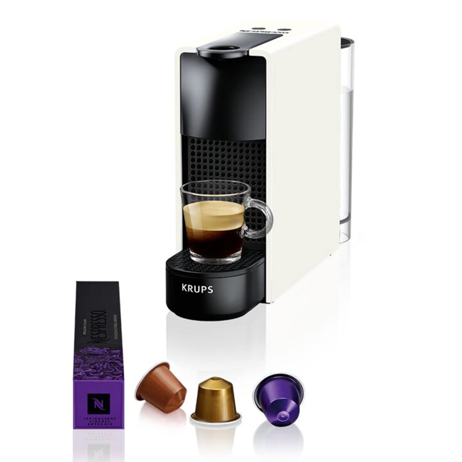 Monexa Essenza Mini Blanche – Cafetière Ultra-Compacte à Capsules