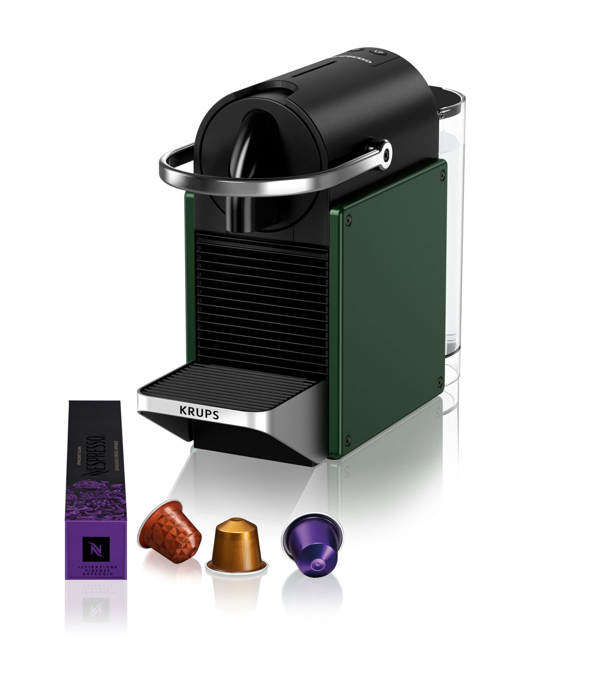Monexa Pixie Vert Foncé – Machine à Café à Capsules Design Métal